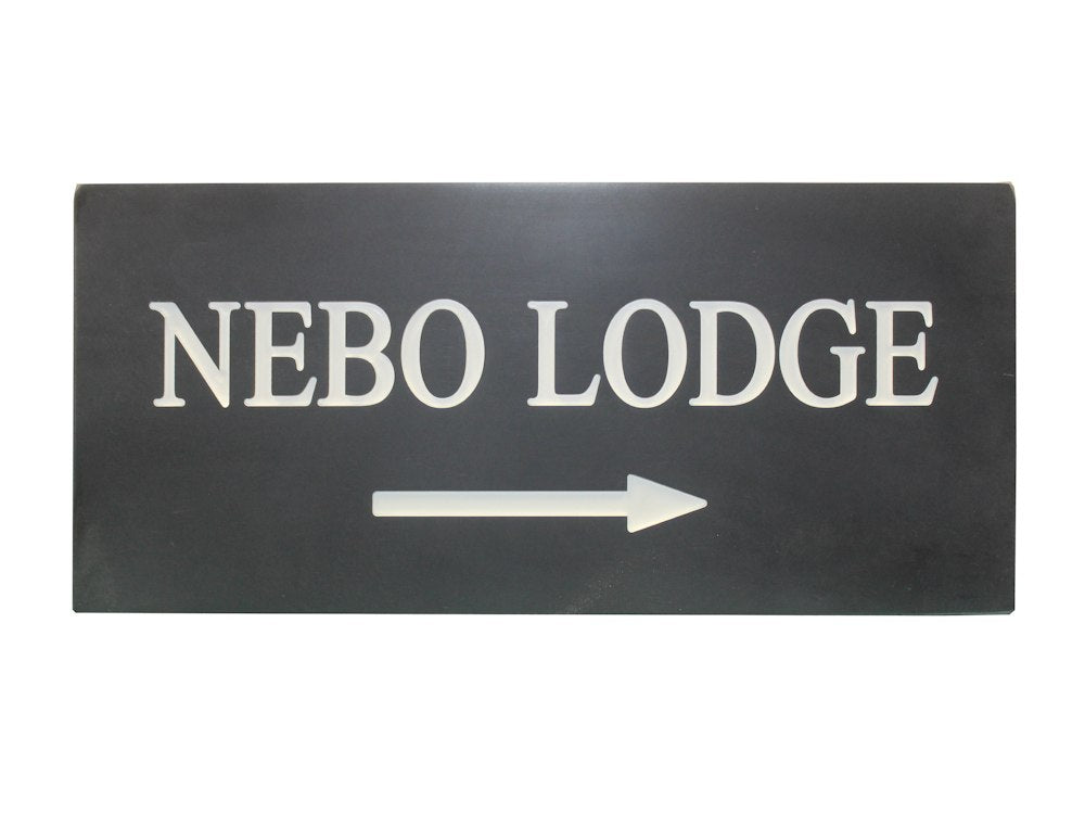 Rectangular Sign - Corian