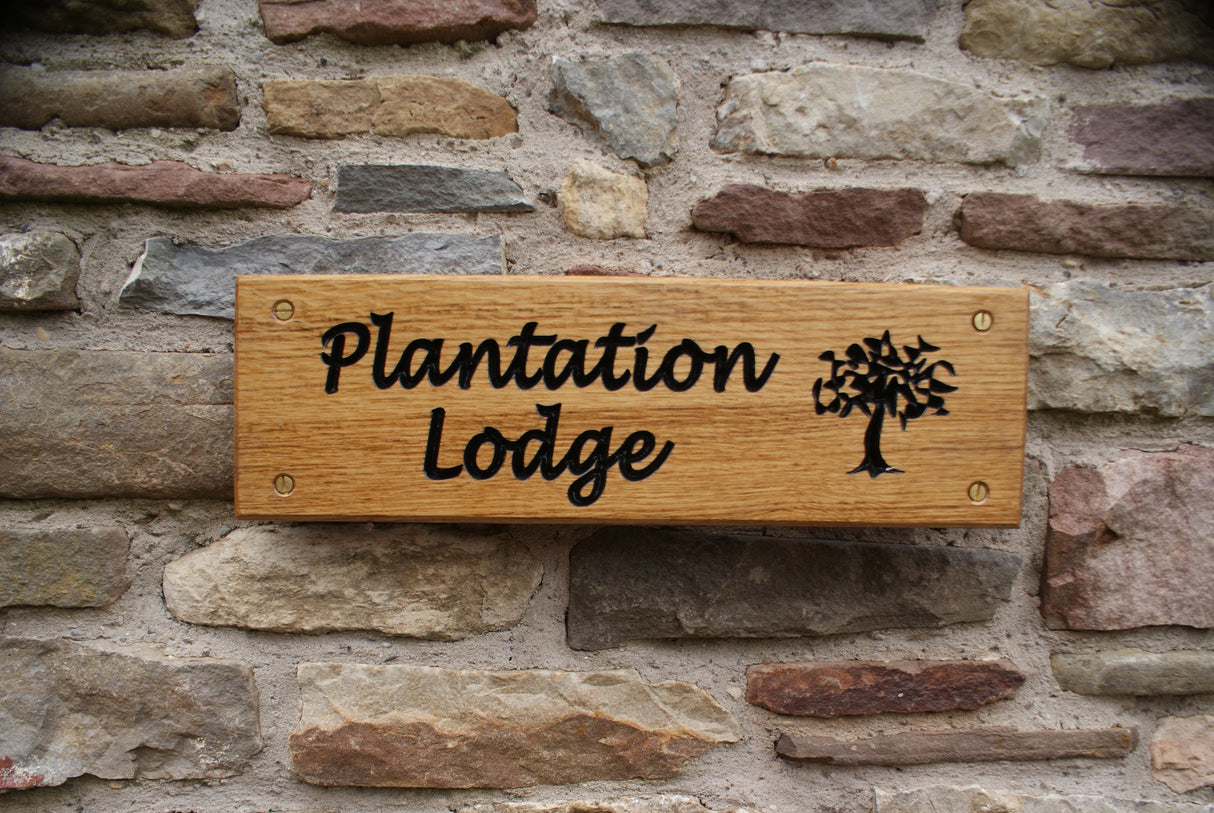 Rectangular Sign - Timber