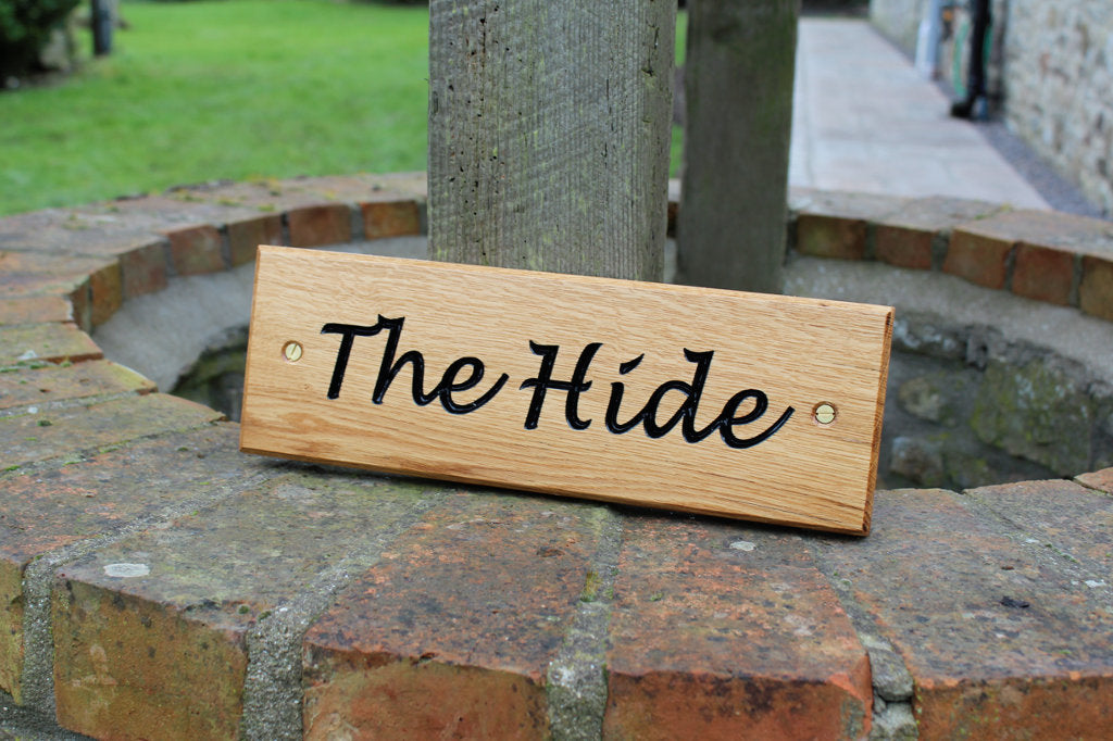 Rectangular Sign - Timber