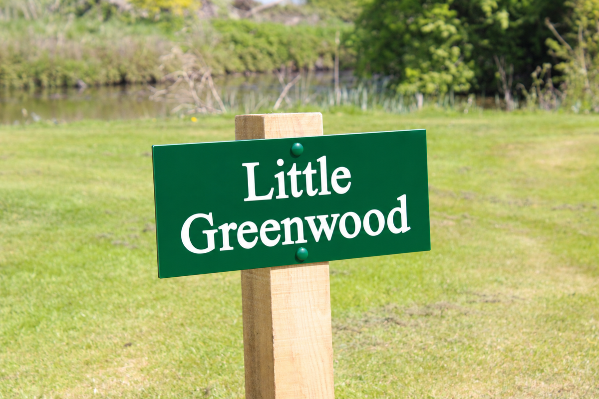 Aluminium Composite Sign - Vinyl Lettering