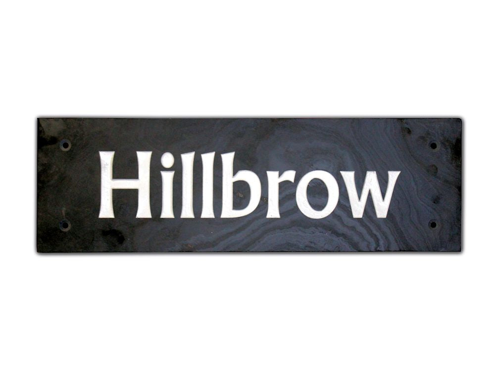 Rectangular Sign - Slate