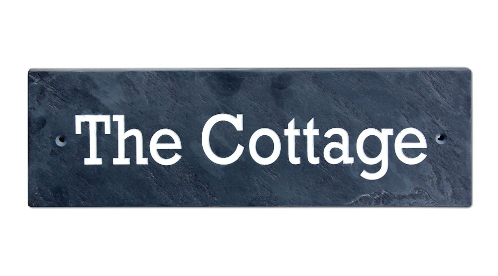 Rectangular Sign - Slate