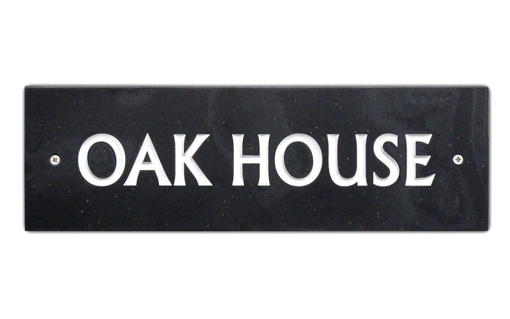 Rectangular Sign - Slate