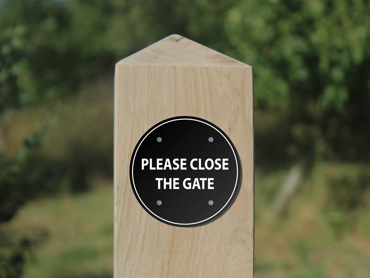 Waymarker Disc - Please Close The Gate