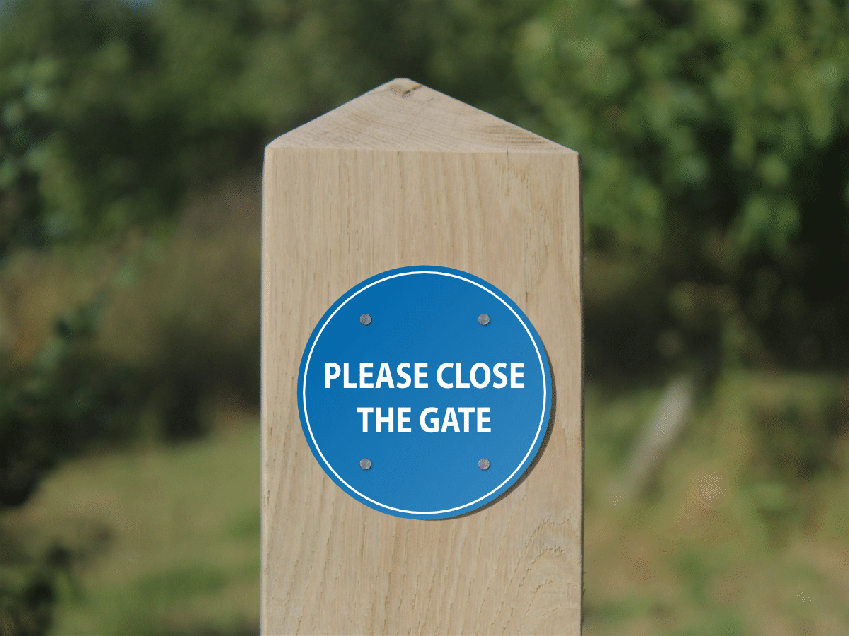 Waymarker Disc - Please Close The Gate