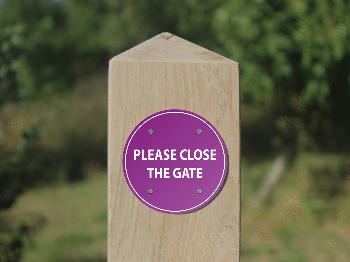 Waymarker Disc - Please Close The Gate