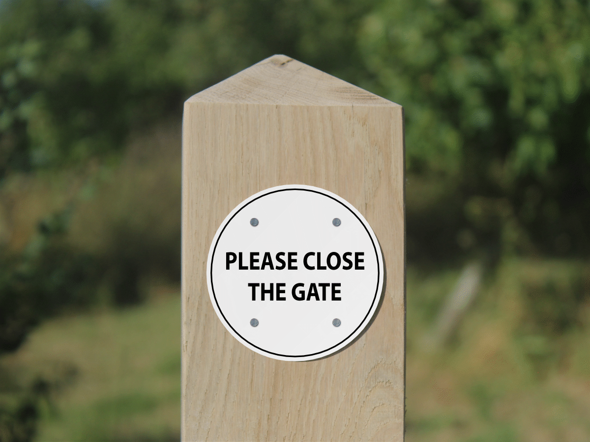 Waymarker Disc - Please Close The Gate