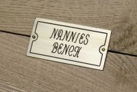 Bench Plaque (Brass)