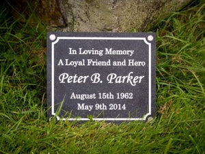 Plaque - Corian