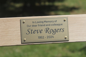 Bench Plaque - Engraving Laminate