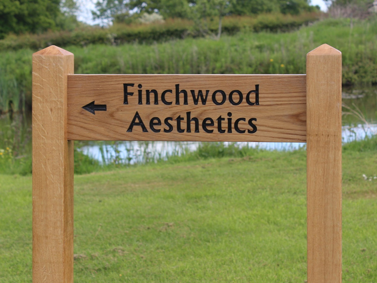 Ladder Sign - Oak