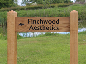 Ladder Sign - Oak