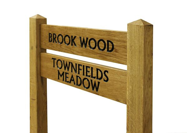 Ladder Sign - Oak