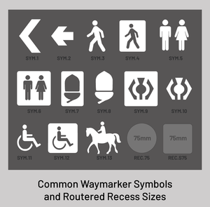 Finger Post - Oak Sign and Post