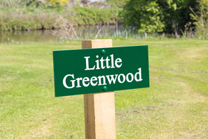 Aluminium Composite Sign - Vinyl Lettering
