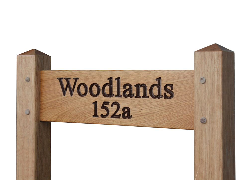 Ladder Sign - Oak