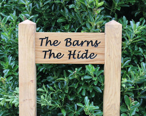 Ladder Sign - Oak