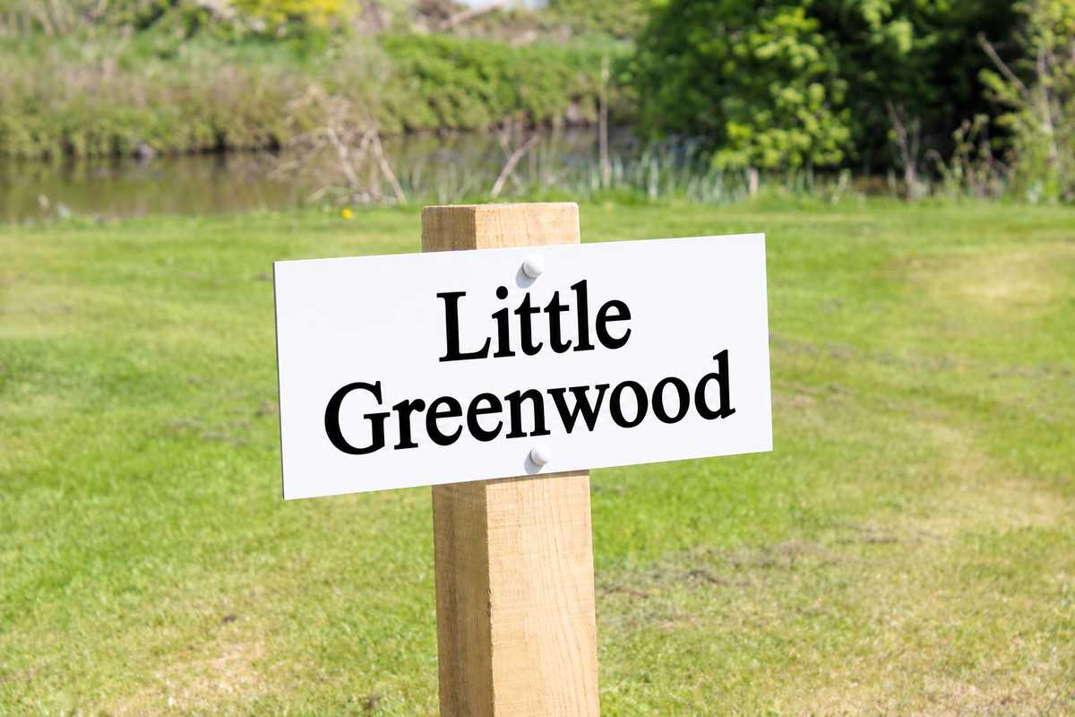 Aluminium Composite Sign - Vinyl Lettering