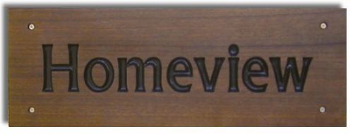 Rectangular Sign - Timber