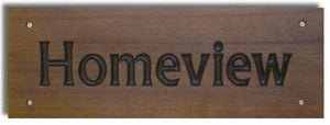 Rectangular Sign - Timber