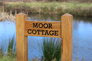 Ladder Sign - Oak