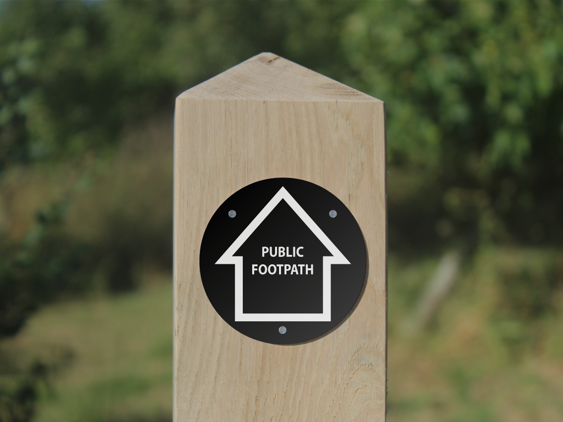 Waymarker Disc - Public Footpath