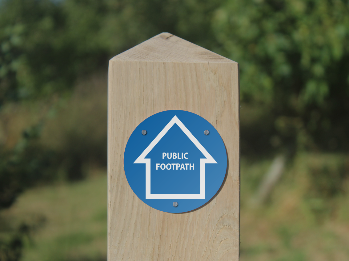 Waymarker Disc - Public Footpath