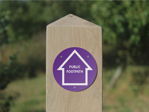 Waymarker Disc - Public Footpath