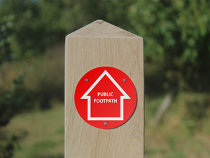 Waymarker Disc - Public Footpath