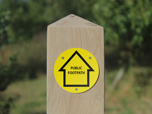 Waymarker Disc - Public Footpath