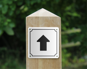 Waymarker Disc - Arrow (Square)