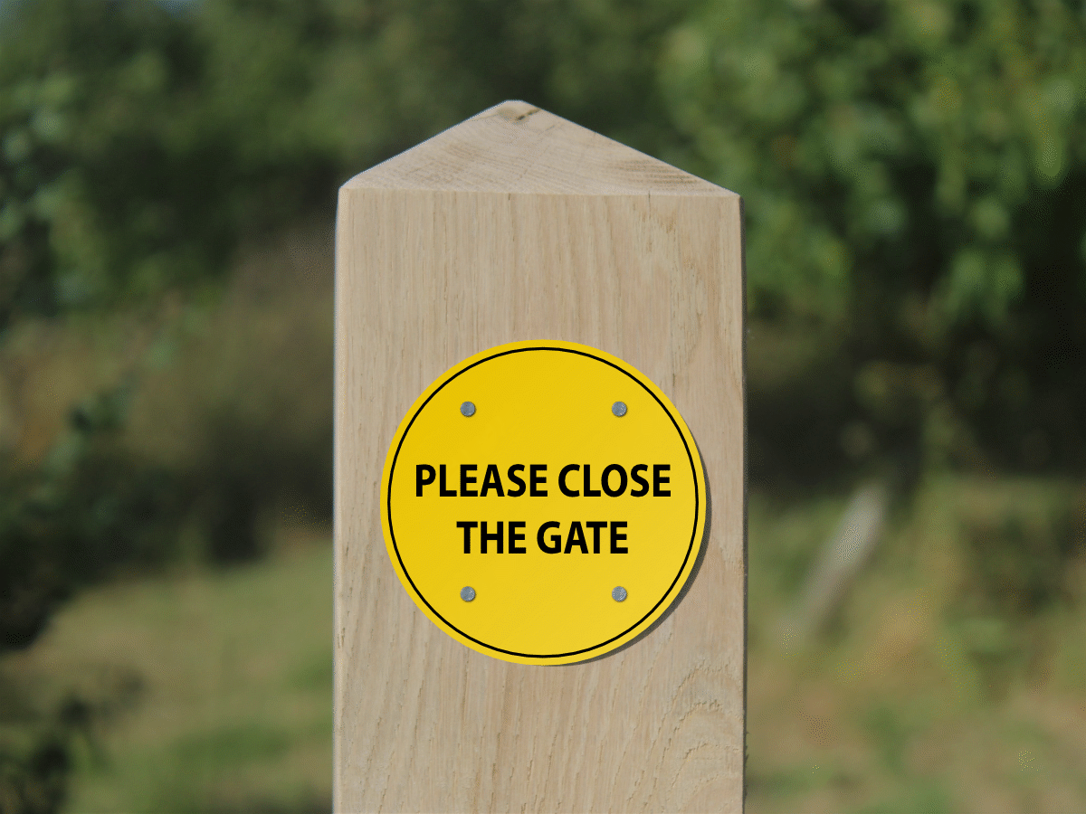 Waymarker Disc - Please Close The Gate
