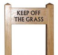 Ladder Sign (Small) on 75mm (3in) Posts