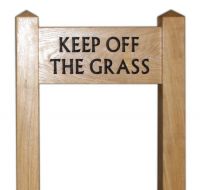 Ladder Sign (Small) on 75mm (3in) Posts