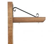 Post + Hanging Arm + Brace (100mm x 100mm Oak)
