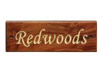 Rectangular Sign - Sapele (Small)