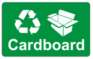 Recycling Sticker - Cardboard