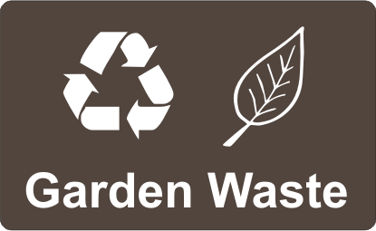 Recycling Sticker - Garden Waste