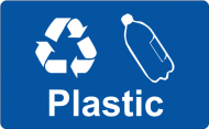 Recycling Sticker - Plastic