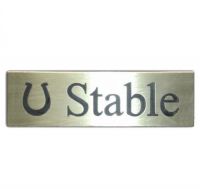 Stable Sign (Brass)