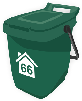 Wheelie Bin Labels - Numbers